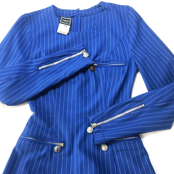 VINTAGE VERSACE JEANS COUTURE MEDUSA HEAD DRESS - Picture 2 of 8